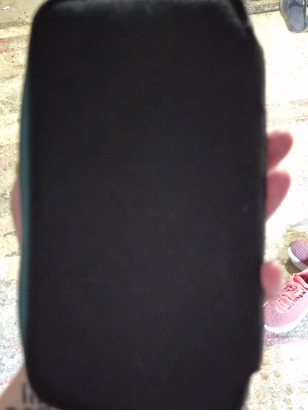 Haiku Black Pouch with Teal Trim - Picture 6 of 7